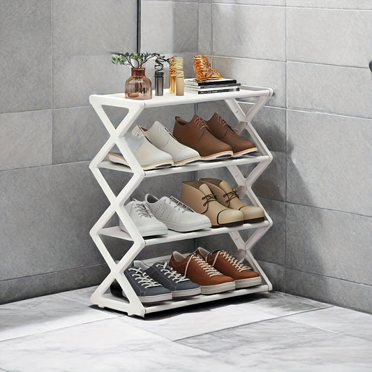 4-Tier Shoe Rack – Multi-Layer Shoe Organizer for Entryway & Bedroom