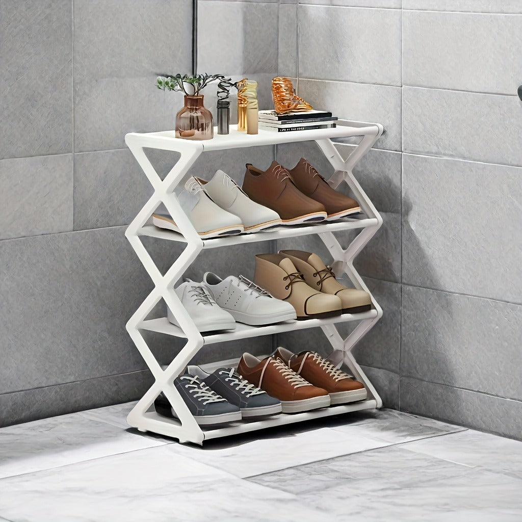 4-Tier Shoe Rack – Multi-Layer Shoe Organizer for Entryway & Bedroom