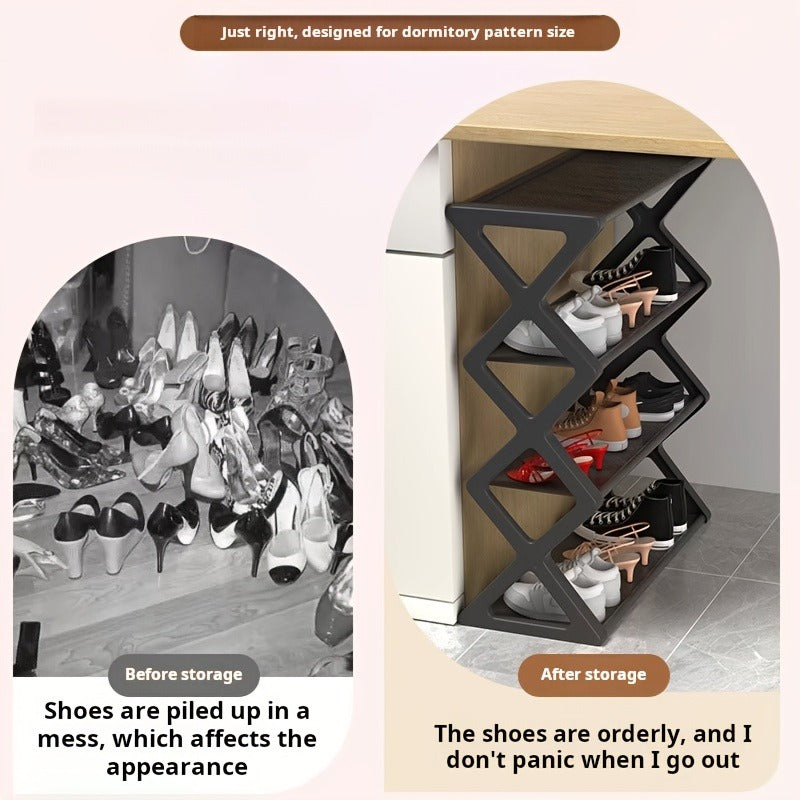 4-Tier Shoe Rack – Multi-Layer Shoe Organizer for Entryway & Bedroom