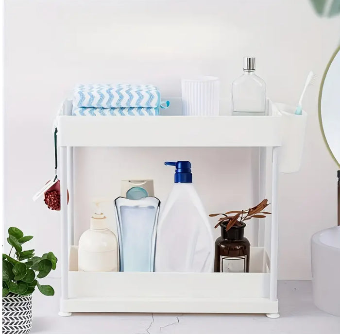 SlideSmart™ 2-Tier Under Sink Storage Organizer