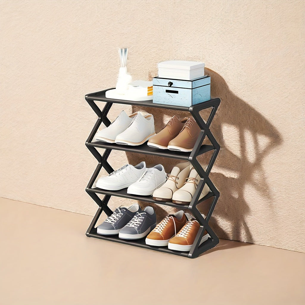 4-Tier Shoe Rack – Multi-Layer Shoe Organizer for Entryway & Bedroom
