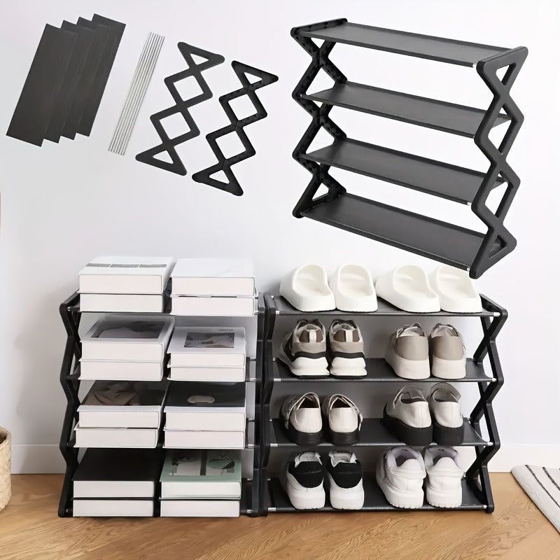 4-Tier Shoe Rack – Multi-Layer Shoe Organizer for Entryway & Bedroom