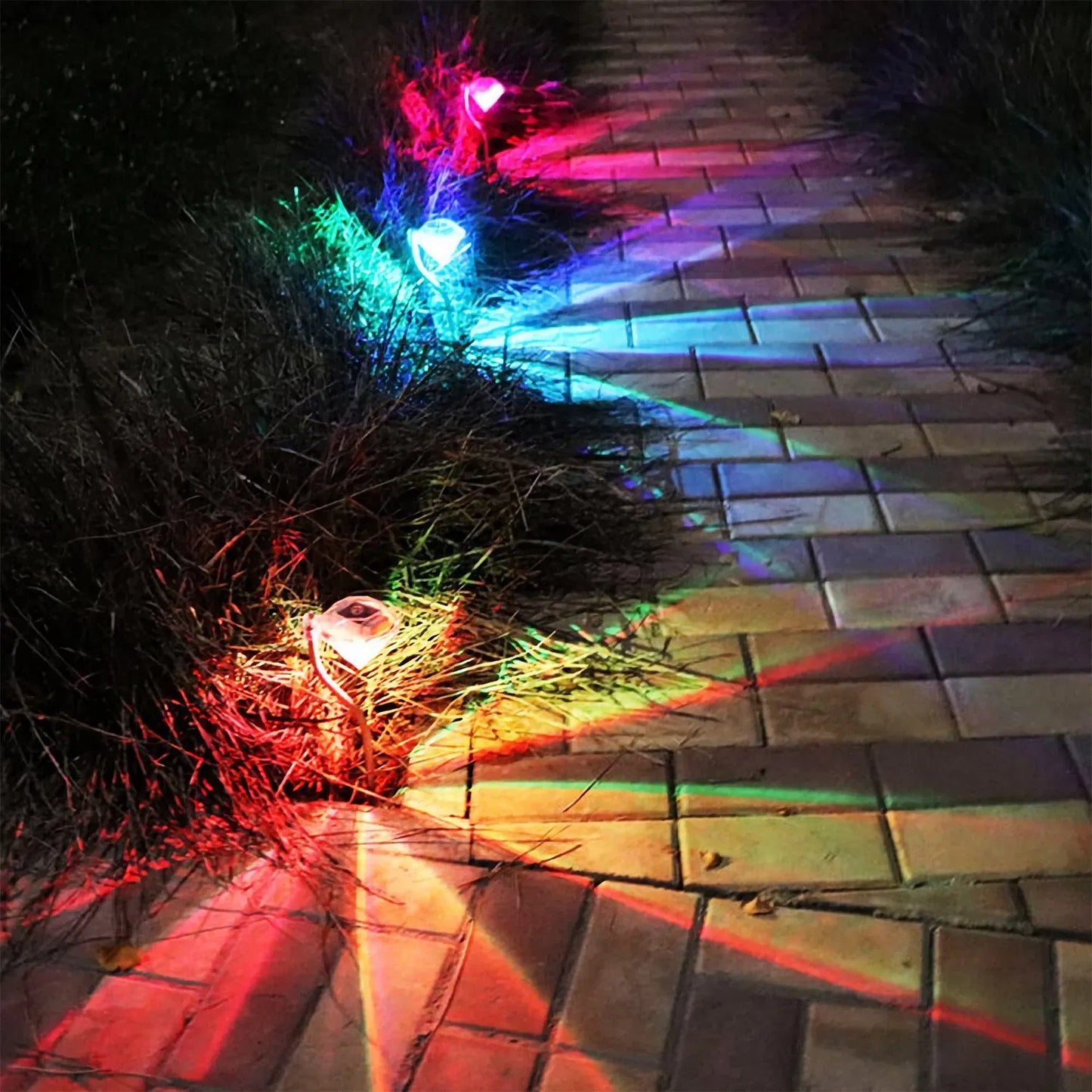 Diamond Solar Garden Lights