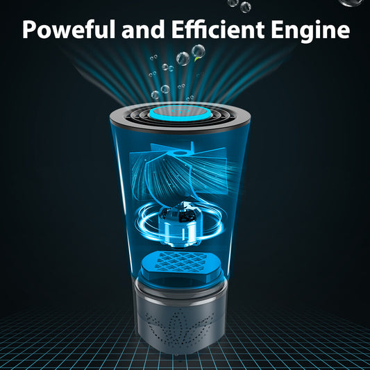 Mini Portable Air Purifier – True HEPA Filter for Home & Office.