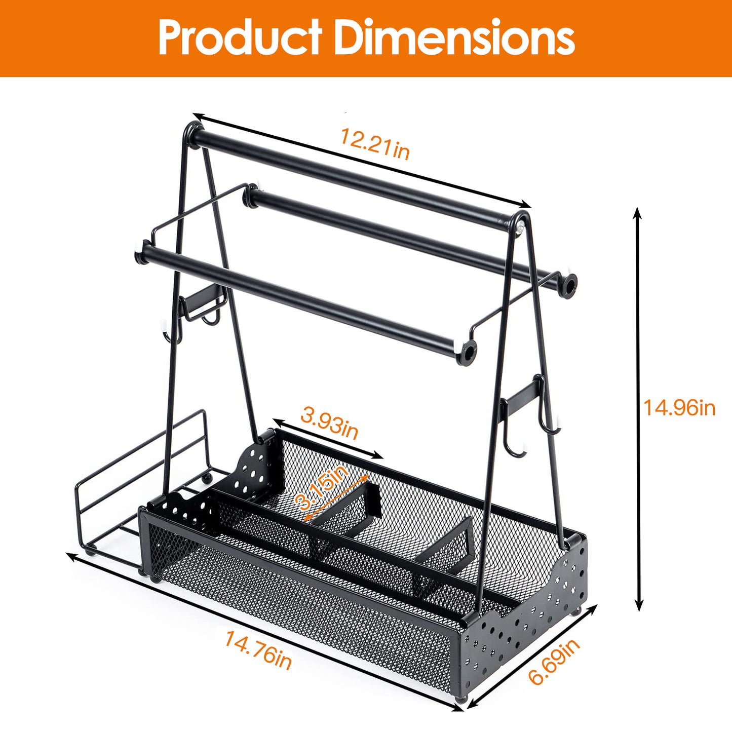 Kitchen & Grill Organizer Station